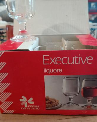 Set 6 piccoli calici liquore Bormioli