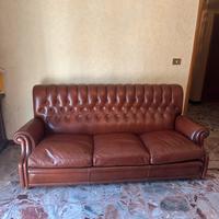 Divano pelle Frau vintage