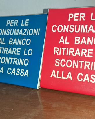 cartelli Vintage. 