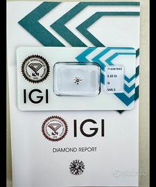 Diamante Naturale 0.50 ct Sigillato IGI