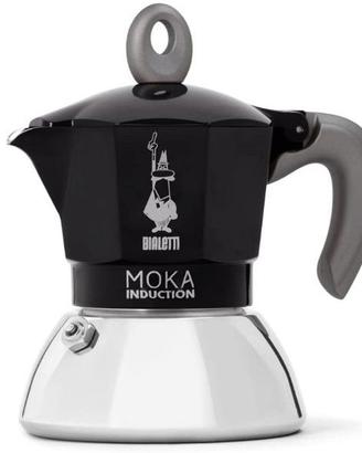 Moka Induction, 2 Tazze (100 ml), Adatta a Tutti i