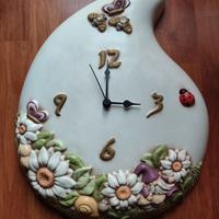 Orologio da parete in ceramica