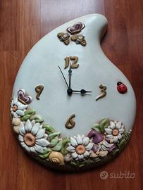 Orologio da parete in ceramica