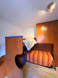 Cameretta Completa  - legno e blu