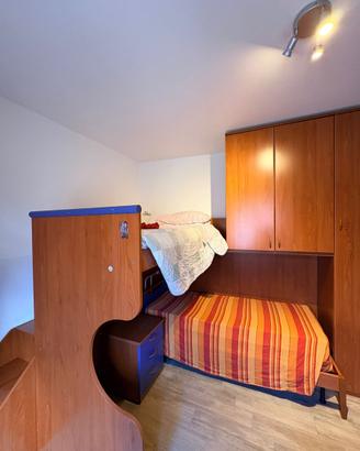Cameretta Completa  - legno e blu