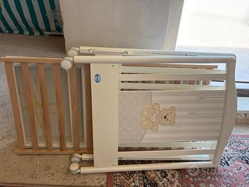 Lettino Pali con materasso