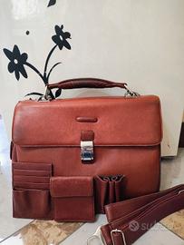 borsa da lavoro Piquadro in pelle 