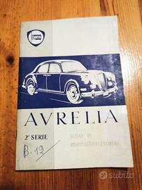 Libretto uso e manutenzione Lancia Aurelia 2 serie