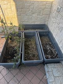 4 fioriere 95x40x36