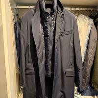 FAY Double Coat Cappotto in Gabardine Stretch – S