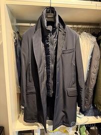 FAY Double Coat Cappotto in Gabardine Stretch – S