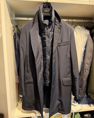 FAY Double Coat Cappotto in Gabardine Stretch – S