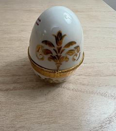 Ovetto portagioie Limoges de France Caroline