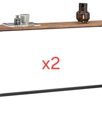 2 Console 120x20 cm per ingresso o dietro divano