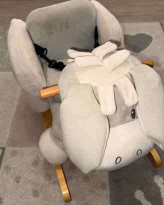 Dondolo peluche Asinello Nattou