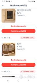 culla x bambini