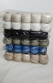 Set Gomitoli Cotone  vintage Manifattura Rotondi 