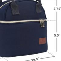 Borsa termica Porta pranzo 9 L Doppio scomparto 