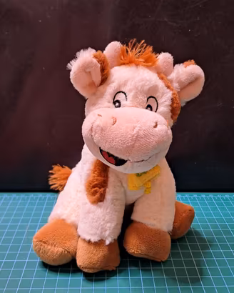 Peluche Mucca Pezzata Morbida 