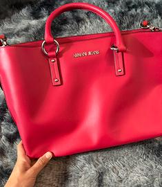 Borsa Armani Jeans Donna Rossa Fucsia Con Tracolla
