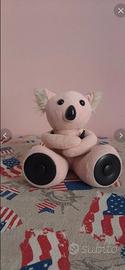 Peluche koala rosa hi fun con casse musicali