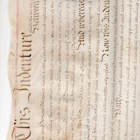 Manoscritto INDENTURE 1772