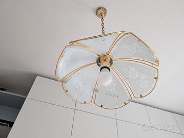 Lampadario vetro e27