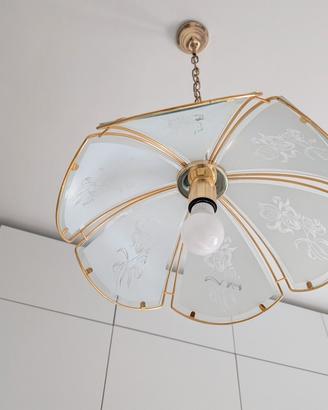 Lampadario vetro e27