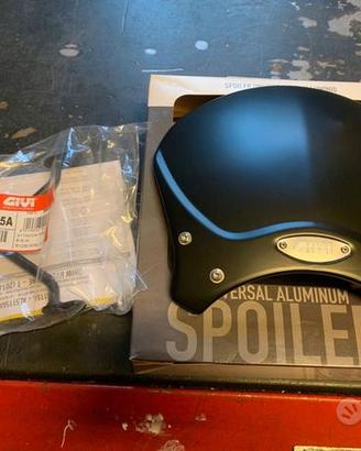 Cupolino givi alluminio bmw r-ninet con attacchi