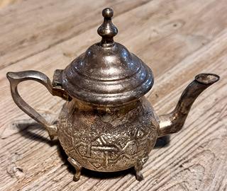 Teiera marocchina vintage originale di Fès