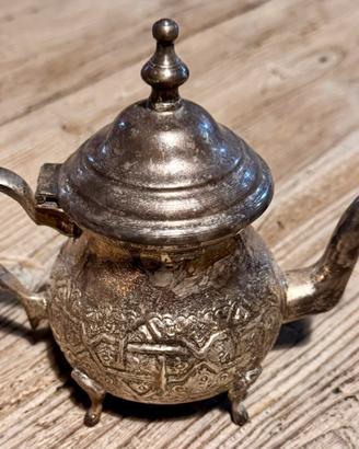 Teiera marocchina vintage originale di Fès