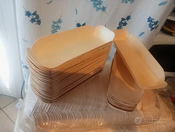 500 vaschette in legno