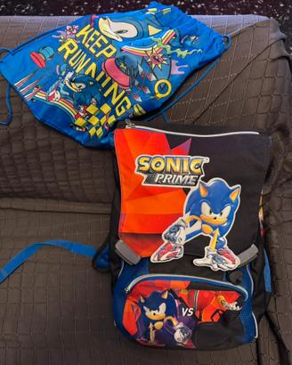 Zaino + Sacca Marca Seven di Sonic