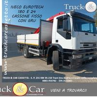 710 IVECO EUROTECH 180E24-CASSONE FISSO+GRU-1996