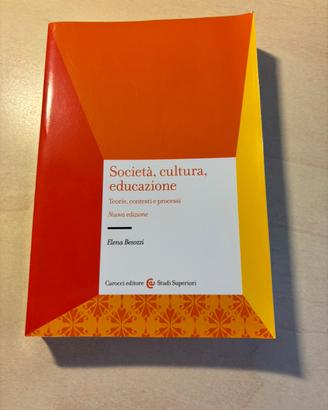 Libro “Società, cultura, educazione”