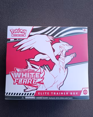 Pokémon White Flare Elite Trainer Box Difetti ENG