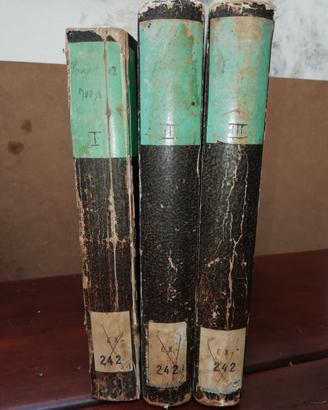 3 Libri antichi del 1847."Epistolarum Pauli Apost"