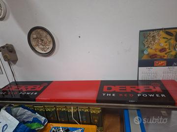 tabella luminosa no smaltata derbi  piaggio vesp