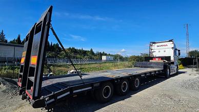 Semirimorchio carrellone Cometto con rampe