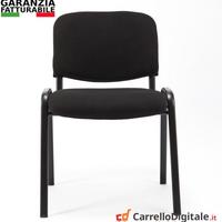 Sedie Conferenza - sedie attesa Impilabili tessuto