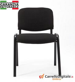 Sedie Conferenza - sedie attesa Impilabili tessuto