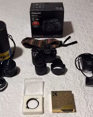 Panasonic Lumix G7 + Obiettivo 14-42 + Accessori