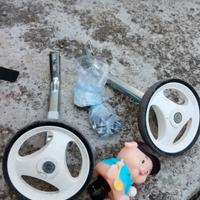 rotelle per bici + campanelli