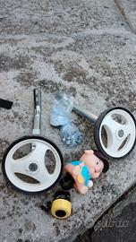 rotelle per bici + campanelli