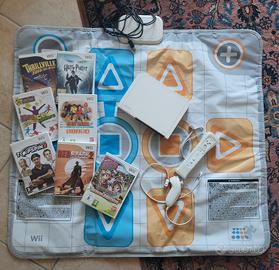 Nintendo wii con tappetino + giochi & Just Dance 