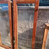 2 Finestre in legno usate