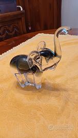 Elefante in vetro di Murano 