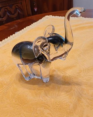 Elefante in vetro di Murano 