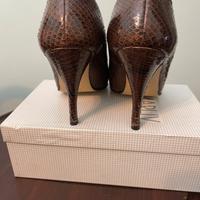 Scarpe pitone tacco 12