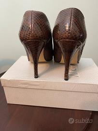 Scarpe pitone tacco 12